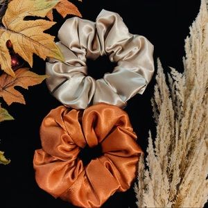 Large Scrunchie set of 2 Fall collection